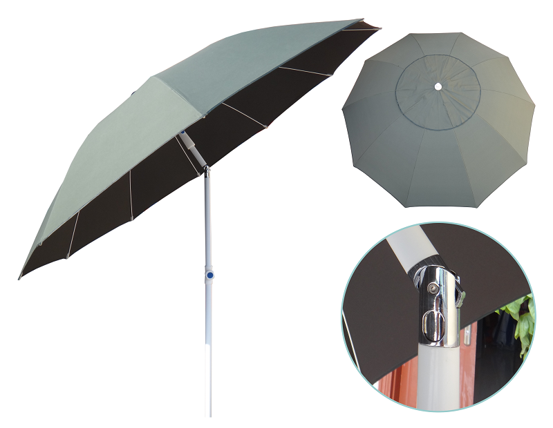 China Wholesale economic welding parasol customized flame retardant outdoor patio umbrella