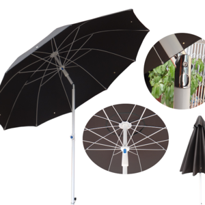 Large Size Windproof Summer Parasol Flame Retardant Outdoor Umbrella for Restaurant Pool Market Promotions Welding Sun Shade