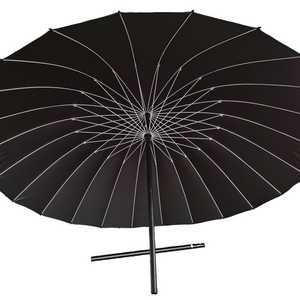 24Ribs Shanghai Aluminum Garden Large Patio Outdoor Flame Retardant Umbrella Modern Design for Courtyard Exterior Welding Sites