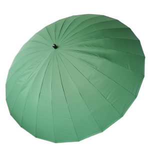 Modern 9 Ft Outdoor Fiberglass Market Umbrella 24Ribs Welding Shanghai Parasol for Courtyard Park Hotel Exterior Use