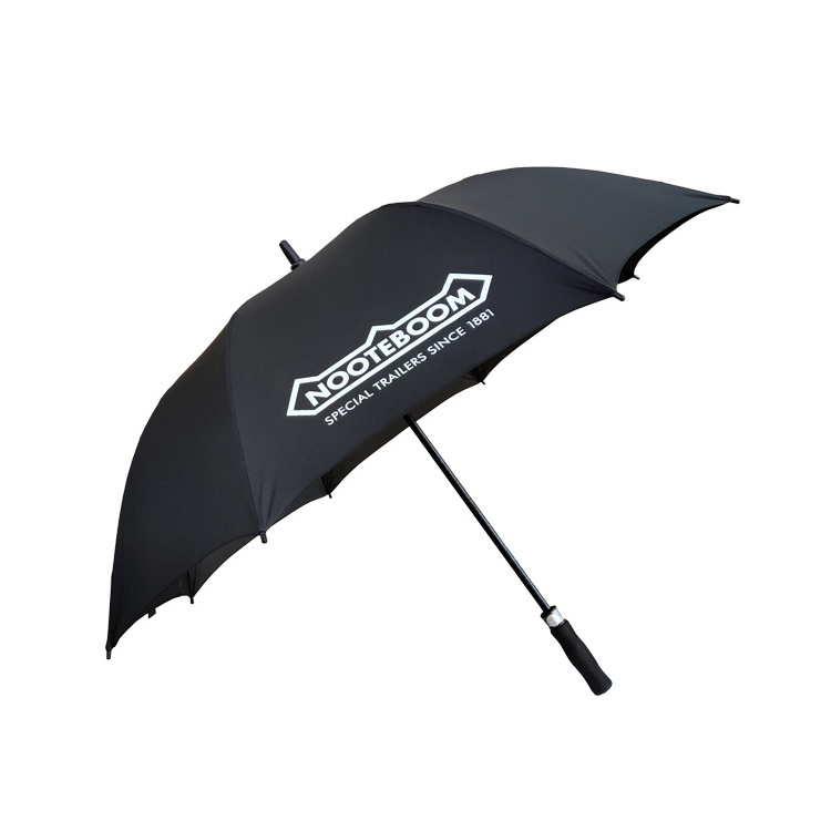 Innovative  wholesale 30 inch large windproof logo prints big umbrella  luxury promotional branded custom golf umbrella