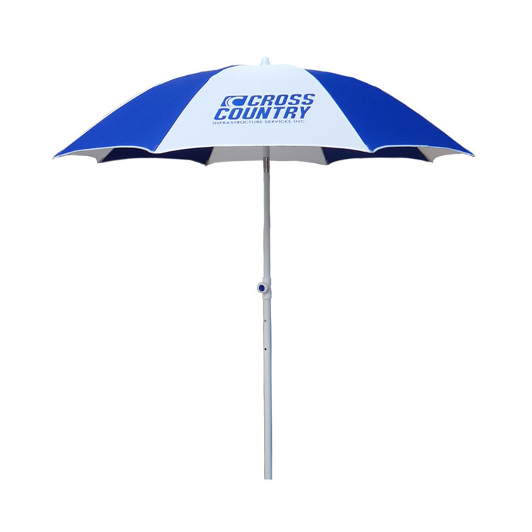 Wholesale Chinese Cheap White Welding Parasol Umbrella with Custom Logo for sunshade Patio