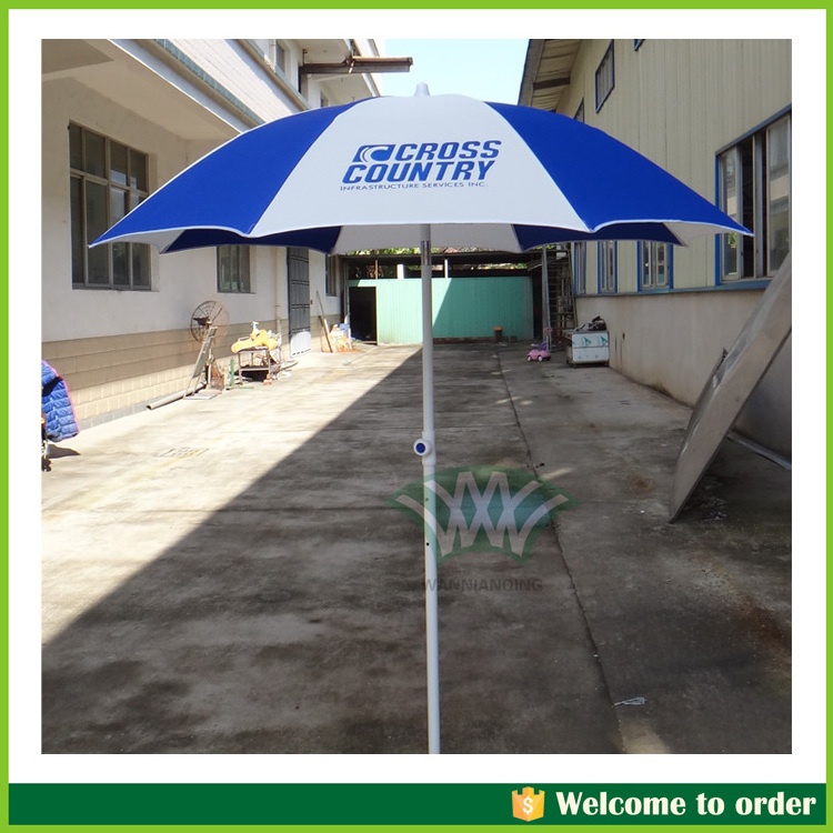 Innovative  wholesale  large windproof logo prints big luxury promotional branded custom flame retardant umbrella for welding