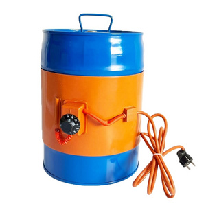 Oil Drum Heater Rubber Heating Band with Thermostat Pail Barrel Silicone 55 Gallon 120V 300W 55gal Heating Element 1.5mm