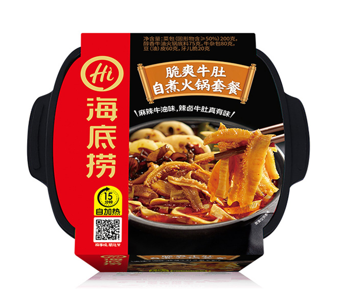 Wholesale Haidilao Beef Tripe Self-Heating Instant Hot Pot