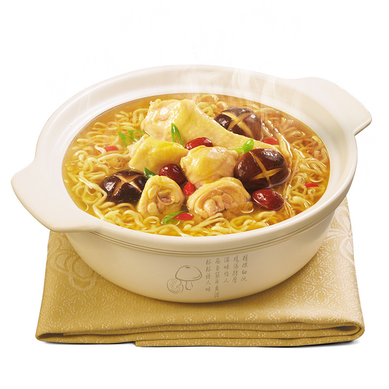 Chinese Instant Noodles Kangshifu Mushroom Stewed Chicken Soup