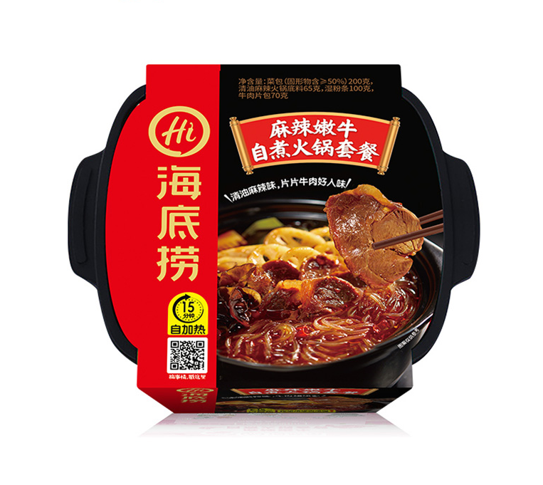 Wholesale Haidilao Beef Tripe Self-Heating Instant Hot Pot