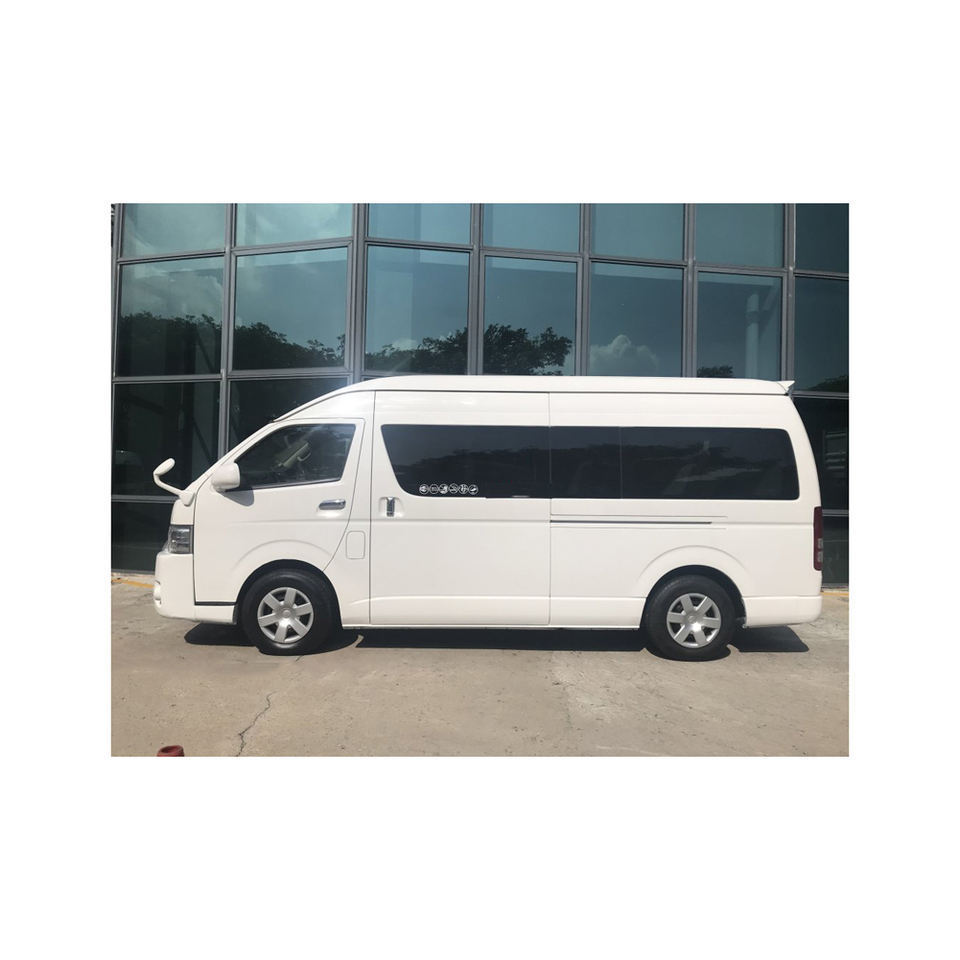 READY TO SHIPP  USED To-yota Hiace High Roof Mini Bus Japanese Original Sale Diesel Hot BNS Dimensions Transmission