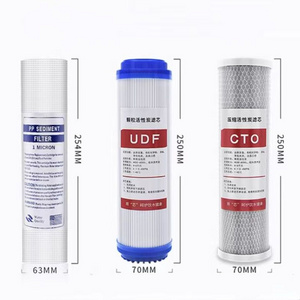 MOQ Pp Water Filter Cartridge UDF CTO Filter Cartridge for Household Pre-Filtration for reverse osmosis water filter system