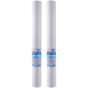 MOQ Sediment Filter Cartridge 20 inch 1/5micron 240g/pcs Pp Water Filter Cartridge for Water treatment reverse osmosis system