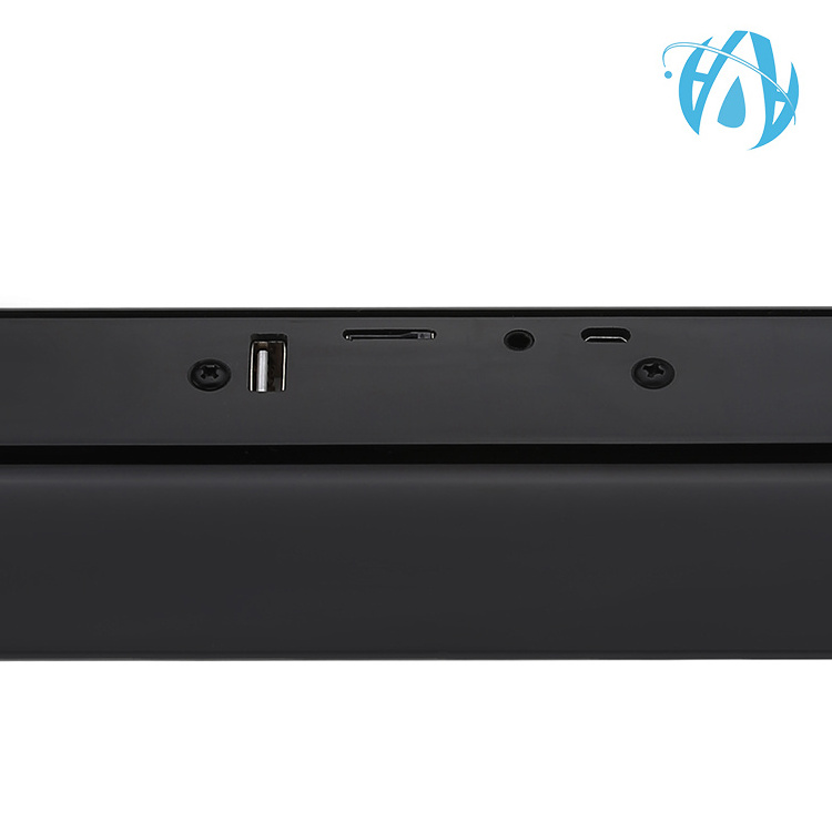 10 watt bosing high quality short slim bluetooth speaker mini soundbar with bass effect FM radio