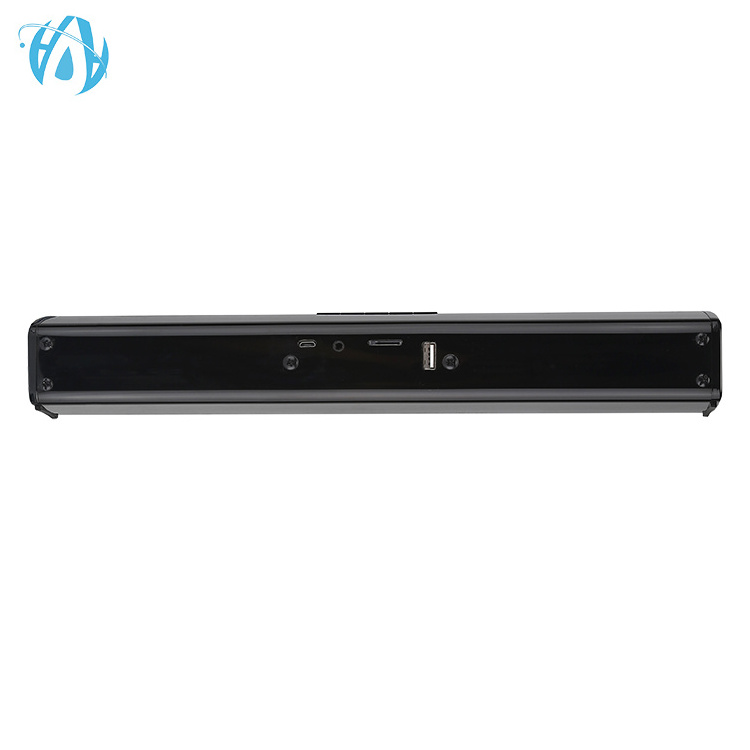 10 watt bosing high quality short slim bluetooth speaker mini soundbar with bass effect FM radio