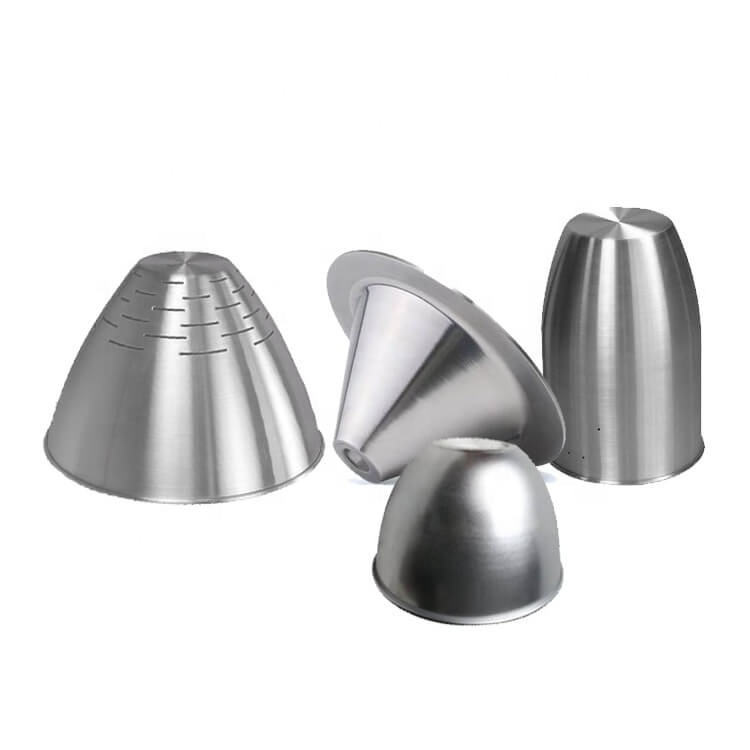 Customized Aluminum Stainless Steel Manufacture Metal Spinning Aluminum Cone