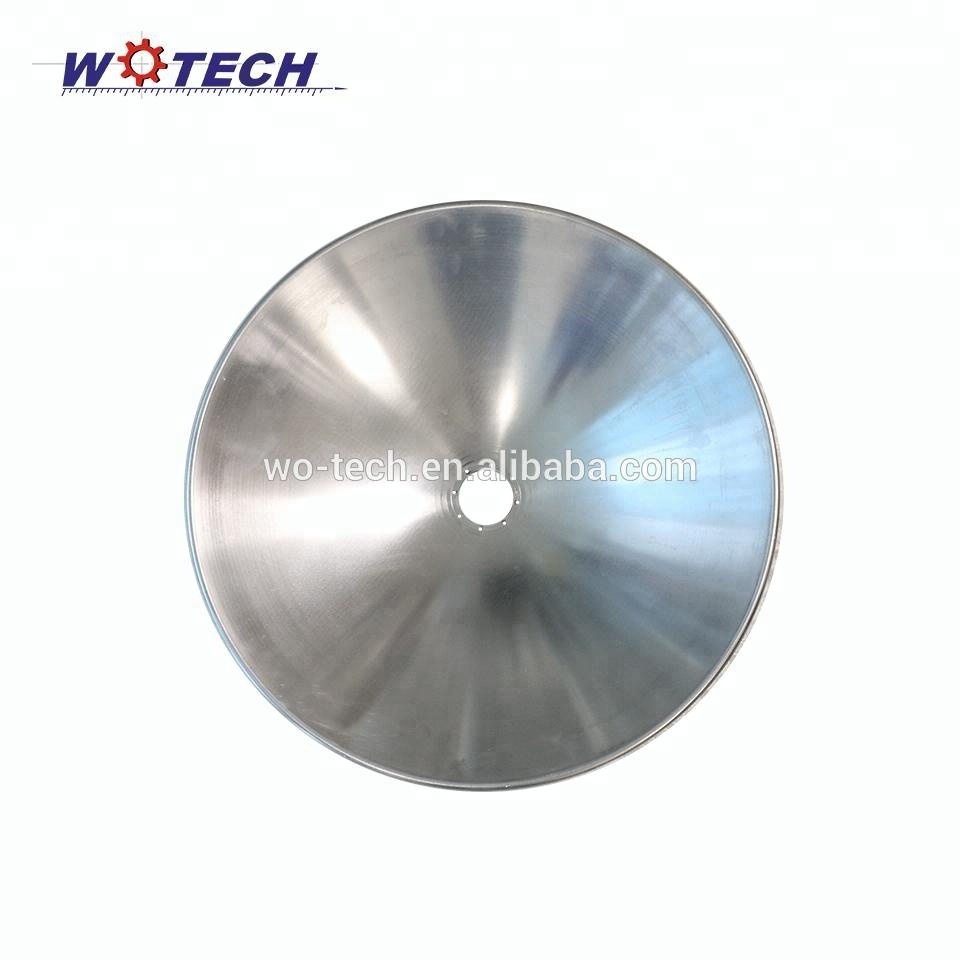 Customized CNC metal spinning aluminum 5052 large carbon steel Q235 satellite dish