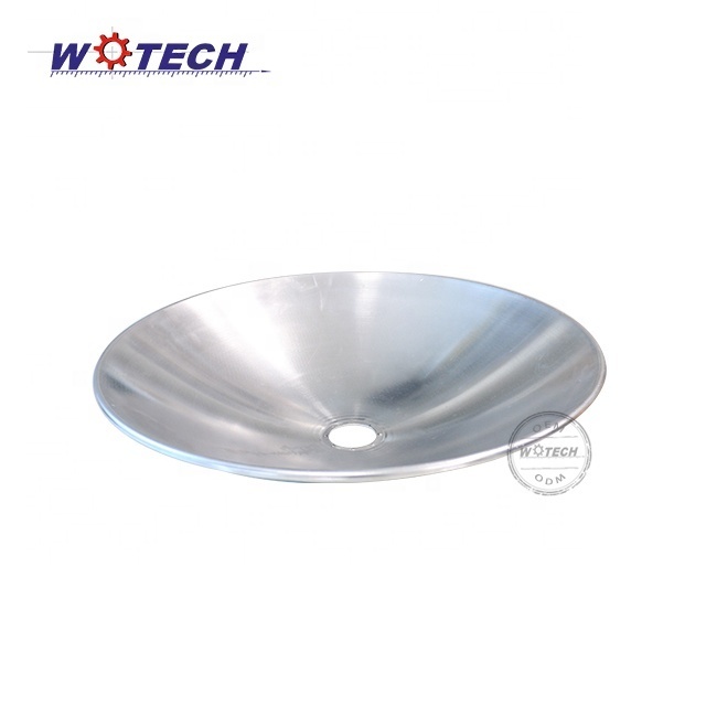 Customized Metal Spinning Parts Fabricated Stainless Steel Cones