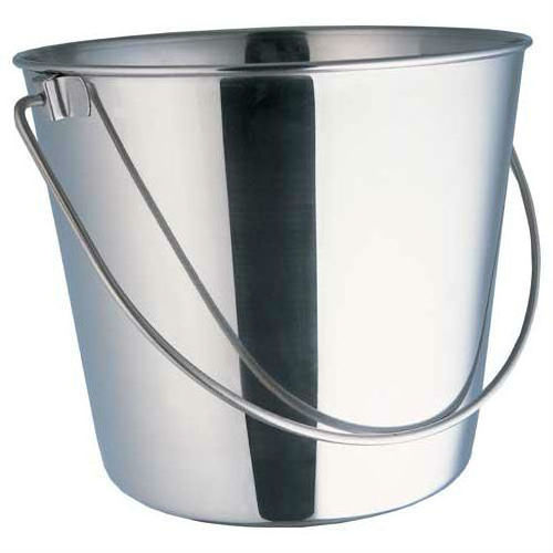 Factory customized outdoor beach ice aluminium metal stainless steel brass bucket water storage bucket mini cup