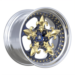 Decorative Rims Forged Wheels 18 19 20 21 22 Two-piece Wheels Aluminum Alloy Custom Lightweight Magnesium Wheels Aluminum