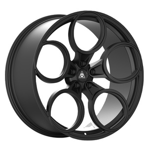 Matte Black Forged Aftermarket Rims 17 18 19 20  Deep Concave Wheels Supplier For 350z 370 Nismo Rims