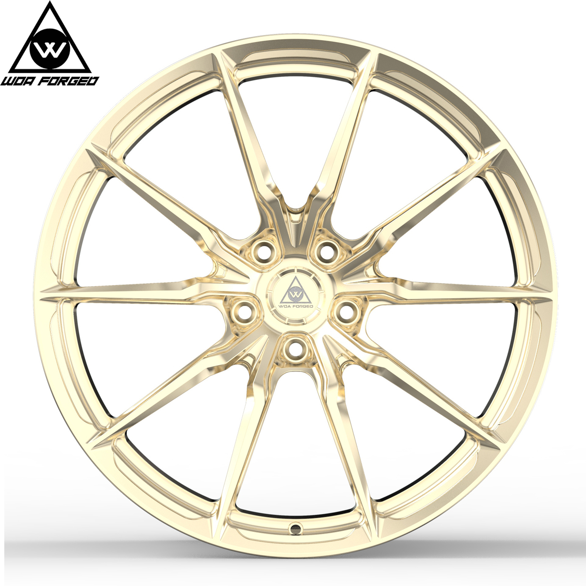 WOAFORGED Custom Color Forged Alloy 10 spoke Car Wheel Customized Lightweight Rims 17 18 19 20 21 22 inch for 104sc HRE