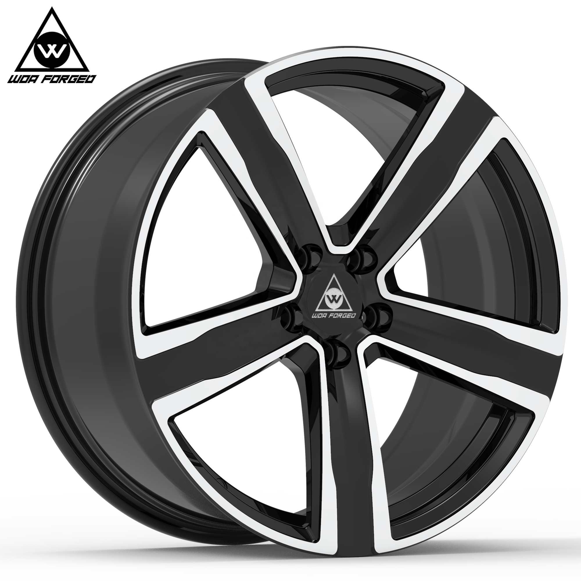 Manufacturer Directly Custom forged car alloy aluminum wheels rims black 16