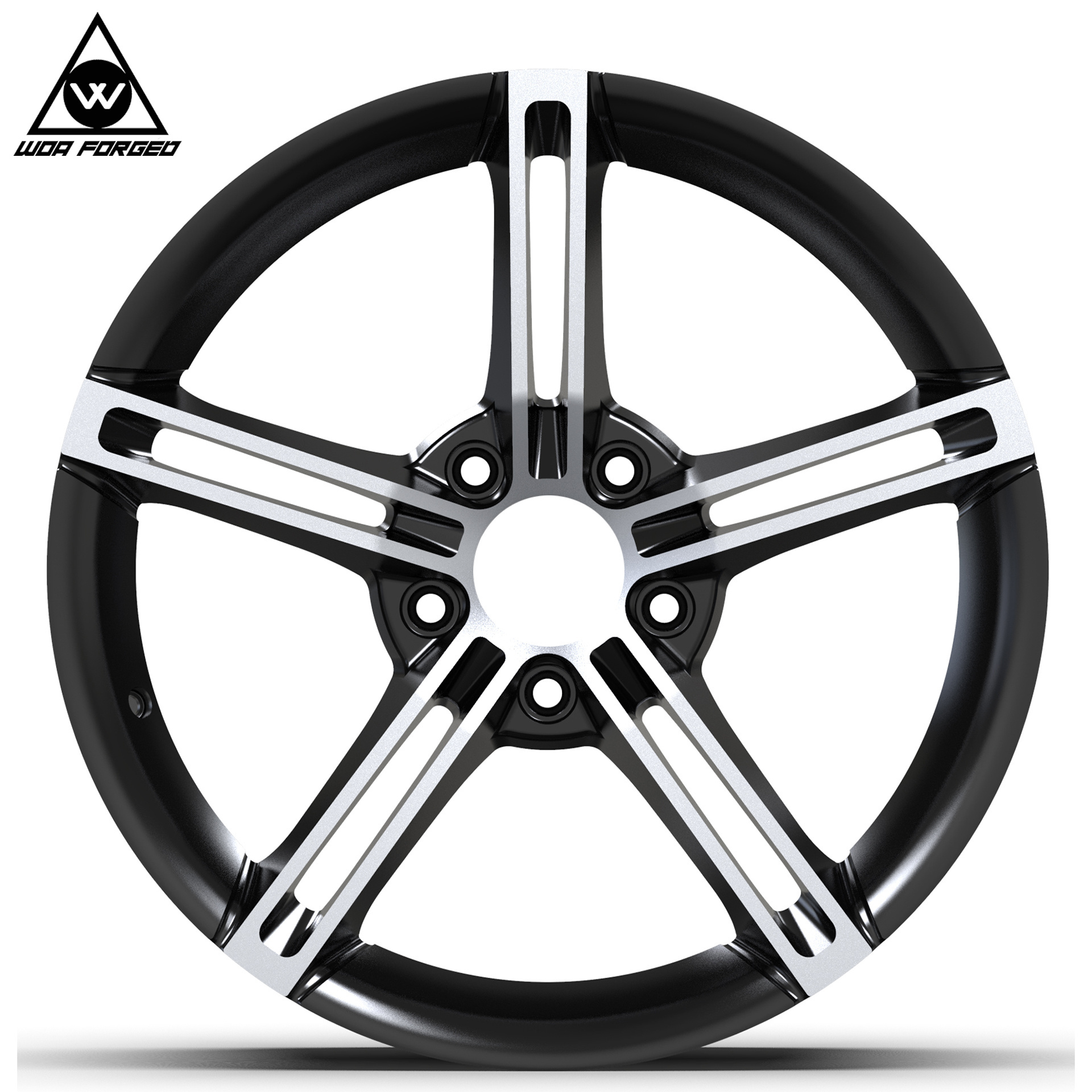 forged rims 5x130 20 19 18 inch alloy wheels Retro Style double  5 Split Spoke Aluminum Alloy Passenger Car Wheels for porsche