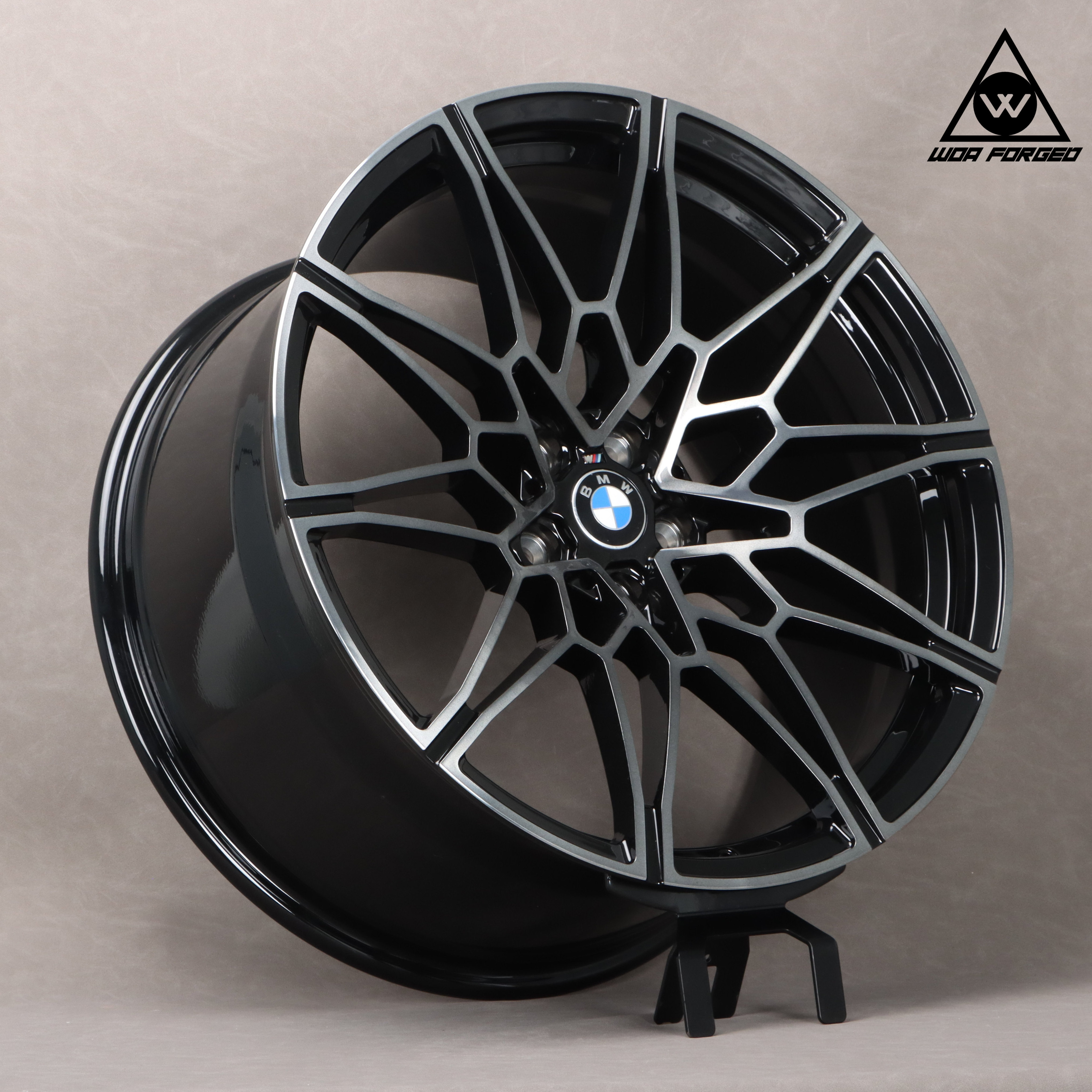 Custom OEM 826M Forged Deep Dish Wheels 18-22 Inch 5x120 Black 5 Spoke Car Rim for BMW Aluminum Customized Lightweight