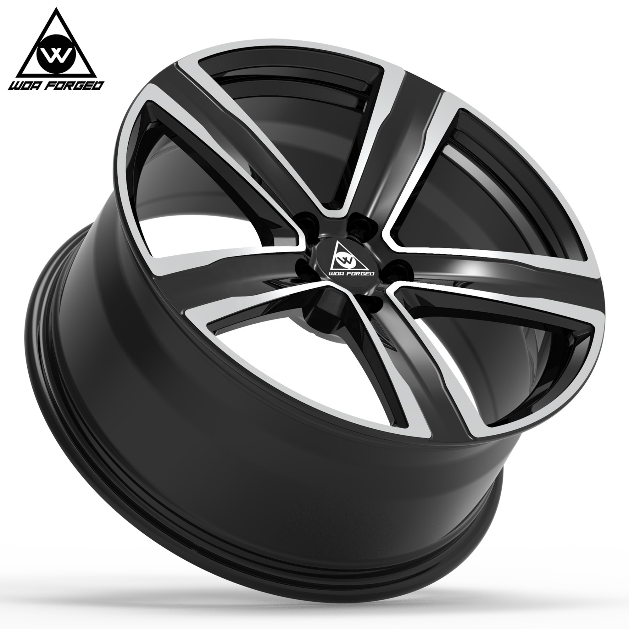 Manufacturer Directly Custom forged car alloy aluminum wheels rims black 16