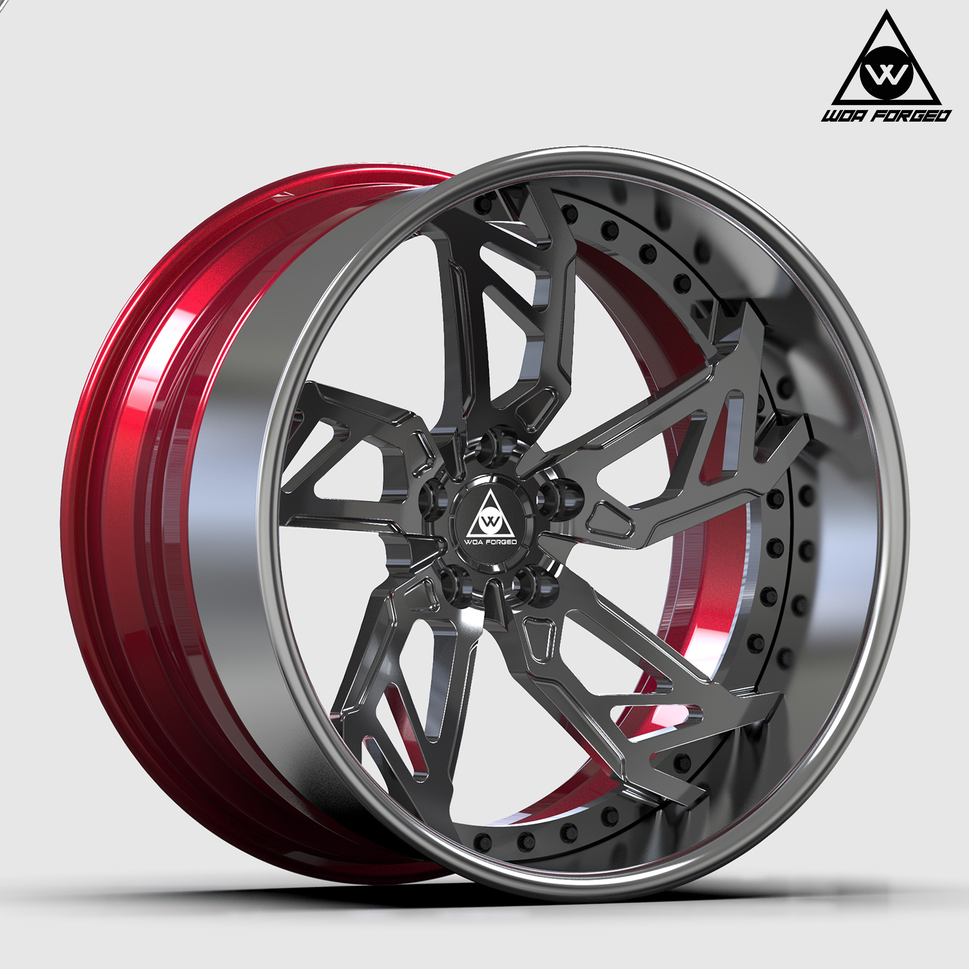 customize T6061 monoblock 2piece 3piece luxury forged car wheels mags for  Lamborghini Aventador