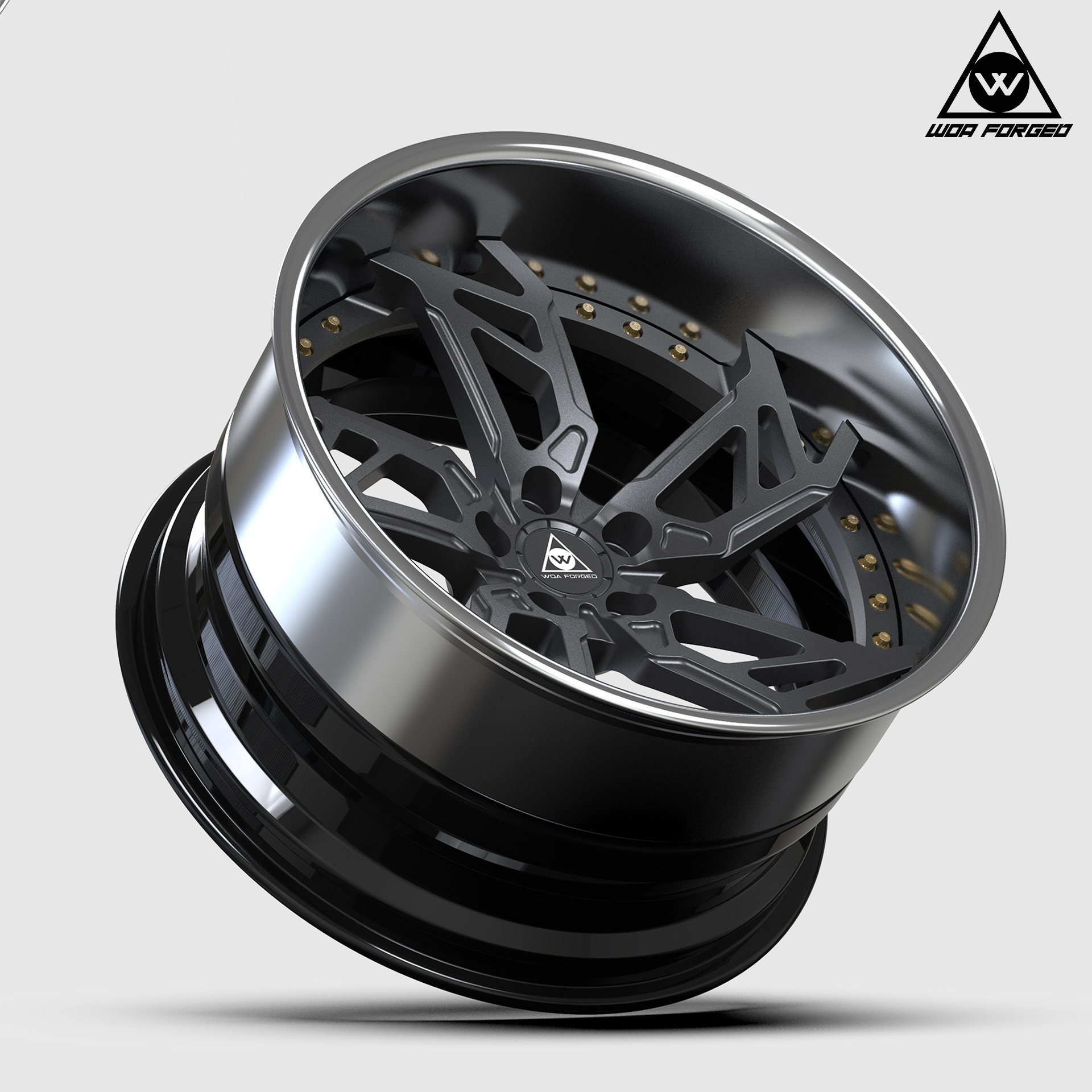 customize T6061 monoblock 2piece 3piece luxury forged car wheels mags for  Lamborghini Aventador