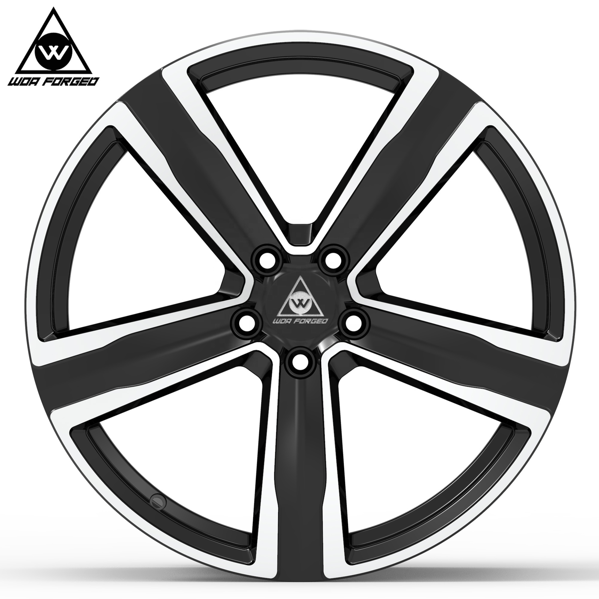 Manufacturer Directly Custom forged car alloy aluminum wheels rims black 16