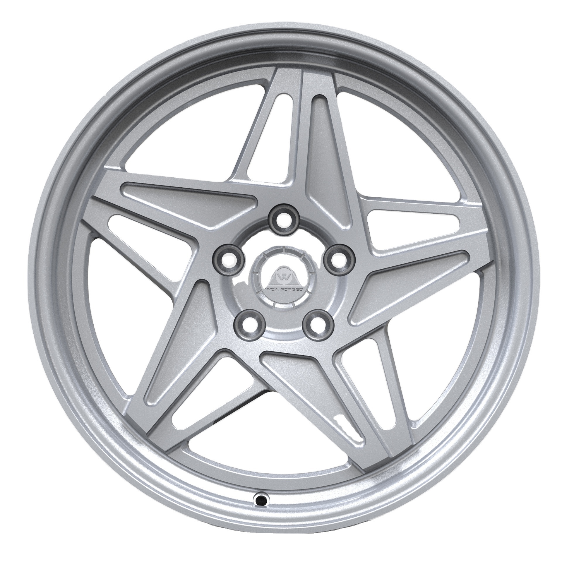 custom High quality Light weight Gun grey 6061 t6 forged wheel Five-pointed star 18 19 20 inch 5X112 5X120 alloy car rim