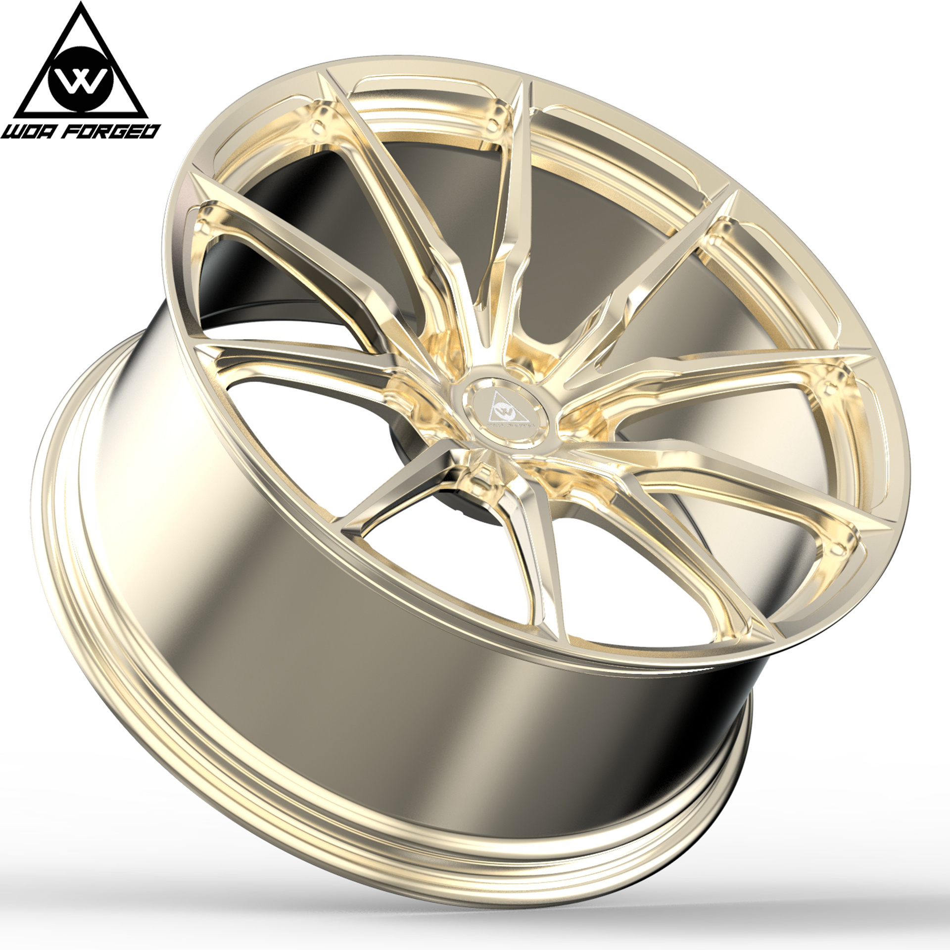 WOAFORGED Custom Color Forged Alloy 10 spoke Car Wheel Customized Lightweight Rims 17 18 19 20 21 22 inch for 104sc HRE