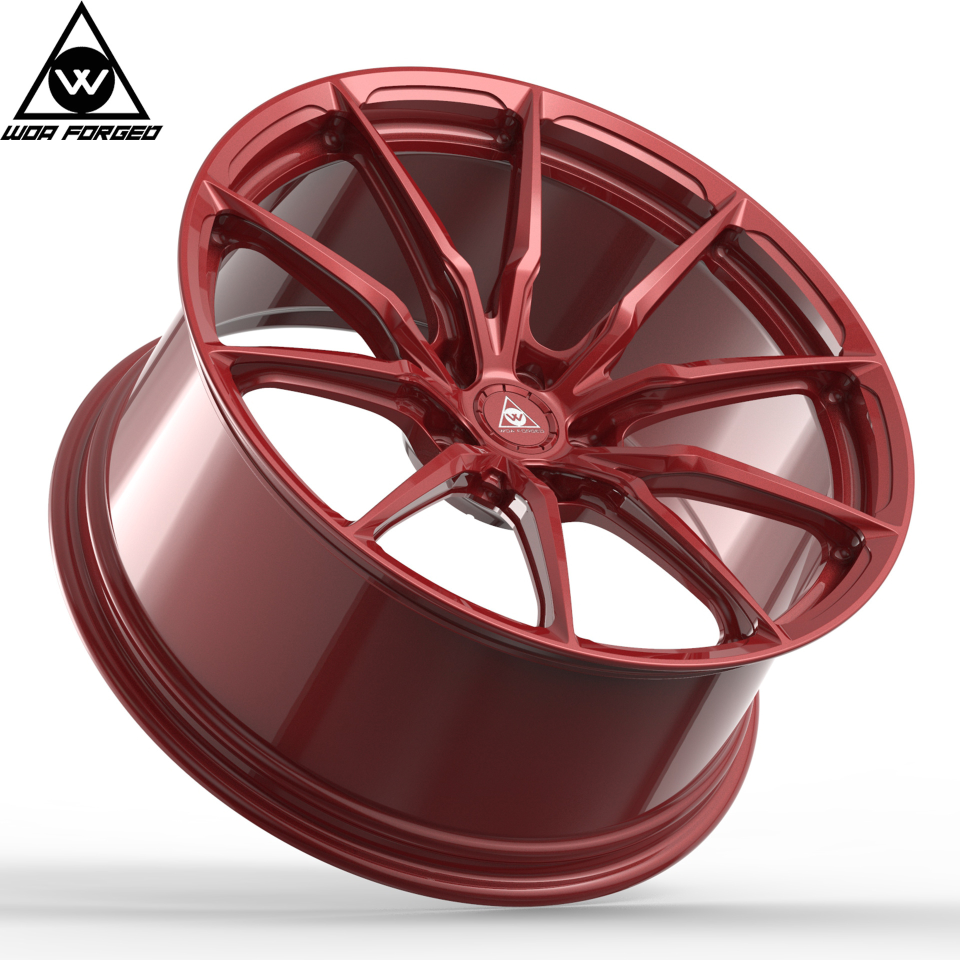 WOAFORGED Custom Color Forged Alloy 10 spoke Car Wheel Customized Lightweight Rims 17 18 19 20 21 22 inch for 104sc HRE