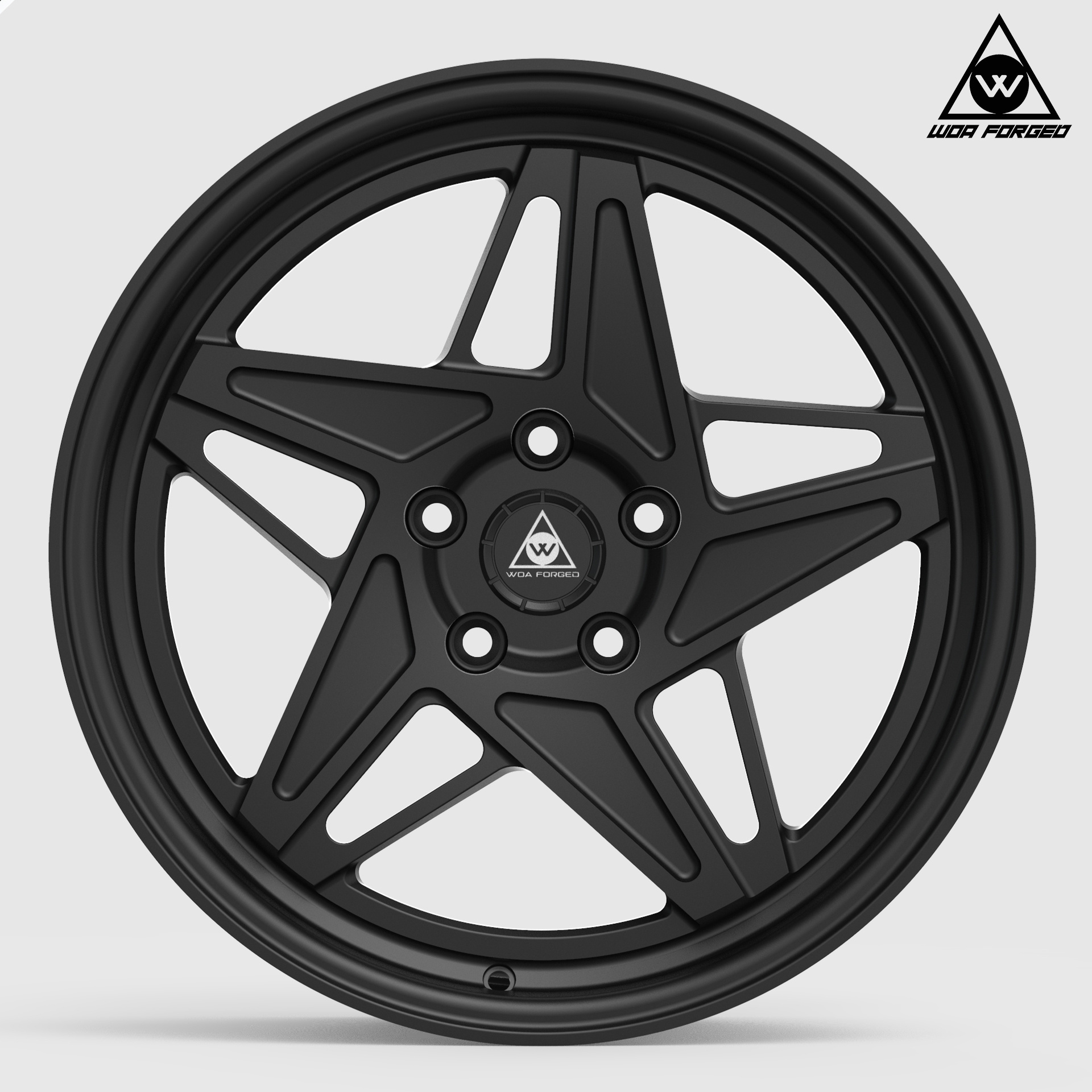 custom High quality Light weight Gun grey 6061 t6 forged wheel Five-pointed star 18 19 20 inch 5X112 5X120 alloy car rim