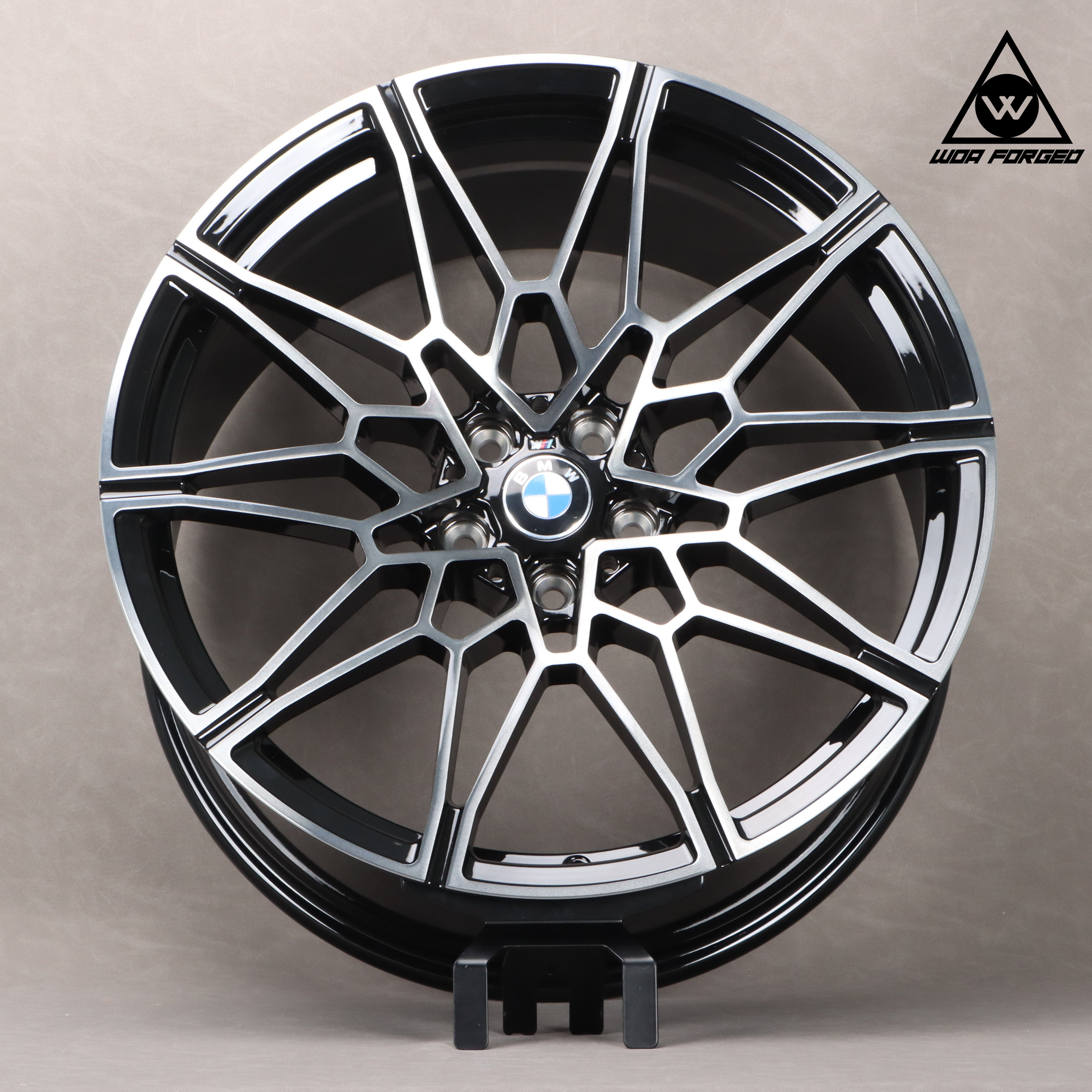 Custom OEM 826M Forged Deep Dish Wheels 18-22 Inch 5x120 Black 5 Spoke Car Rim for BMW Aluminum Customized Lightweight