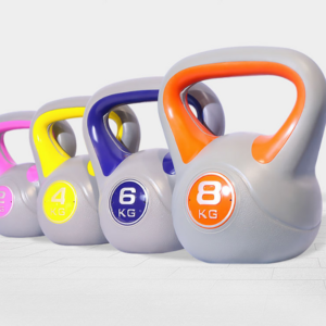 Gym Exercise Products Plastic Kettlebell Fitness Train Equipment Kettle Bell Sets For Weight Lifting