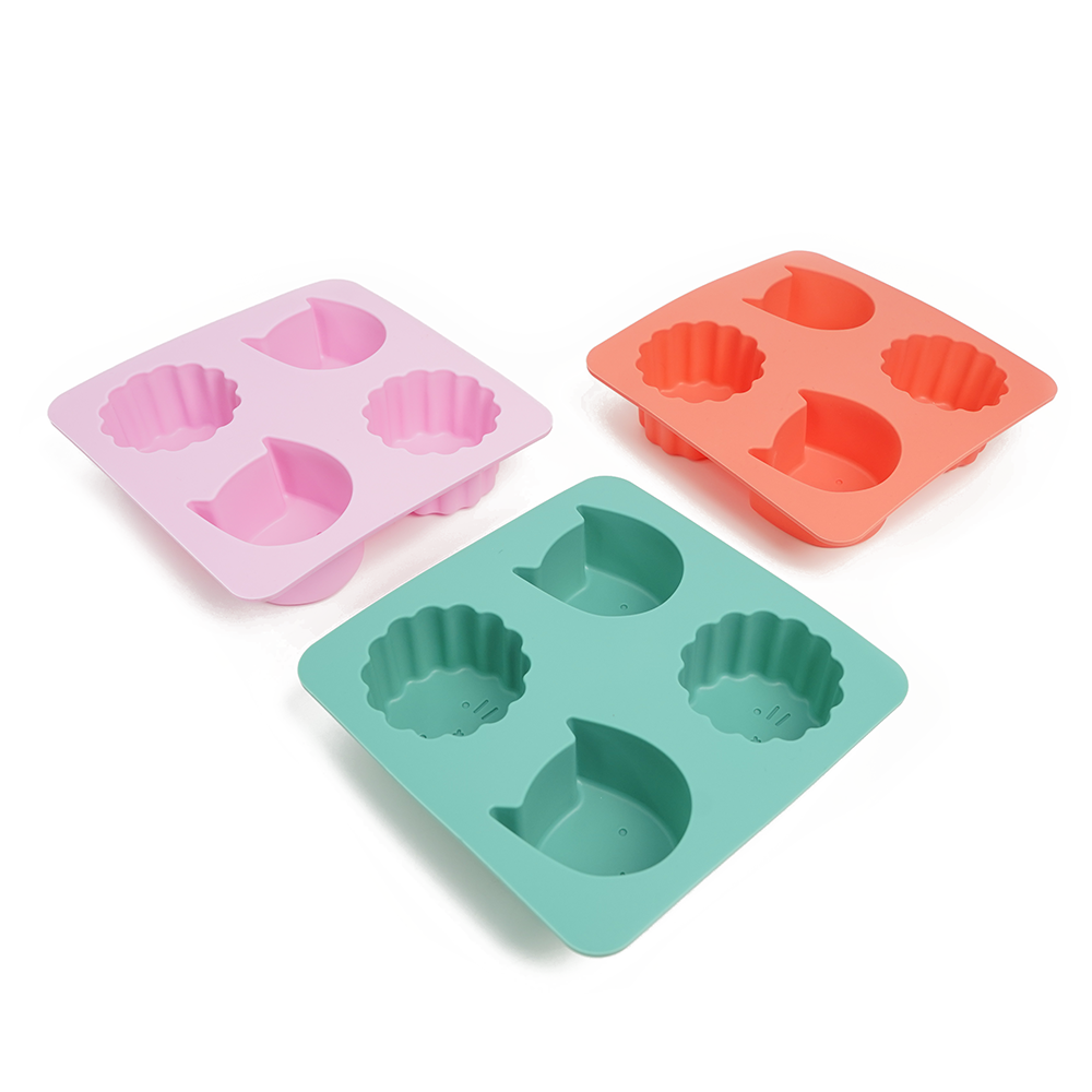 4-Link Chocolate Silicone Animal Shape Model Ice Lattice Mold Tool Handmade Baking Model Diy Decorative Cake Molds