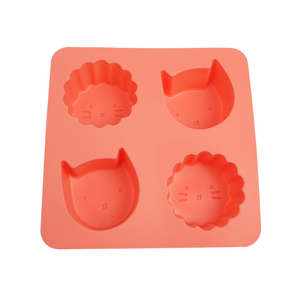 4-Link Chocolate Silicone Animal Shape Model Ice Lattice Mold Tool Handmade Baking Model Diy Decorative Cake Molds