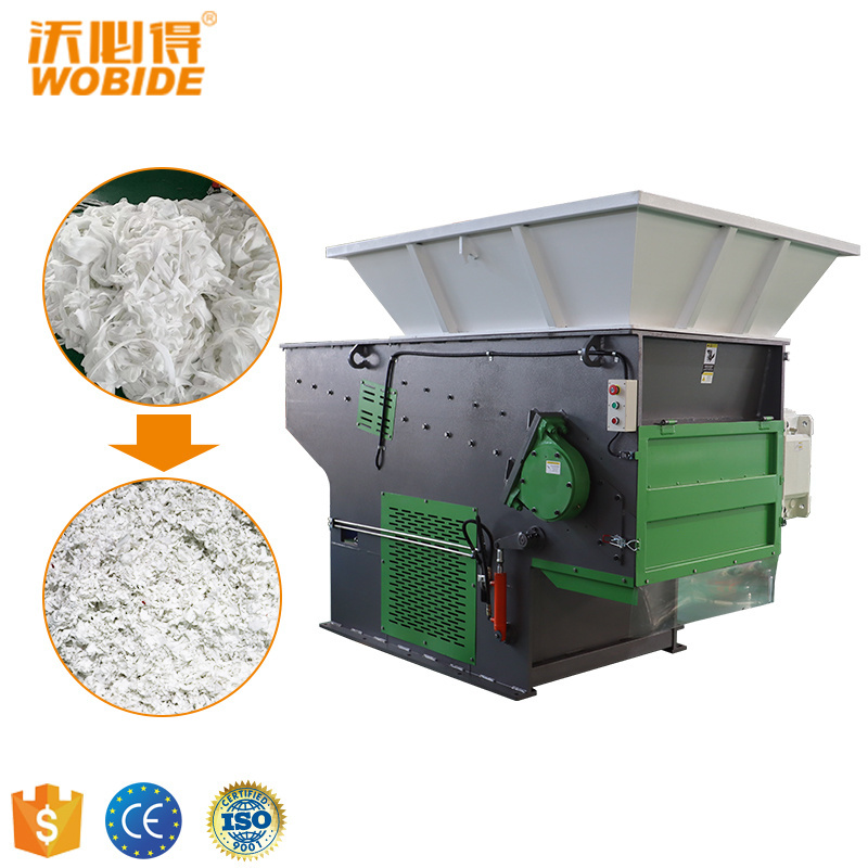 Nylon Recycling Machines Plastic Shredder Machine Plastic Film Scraps woven bag Shredder