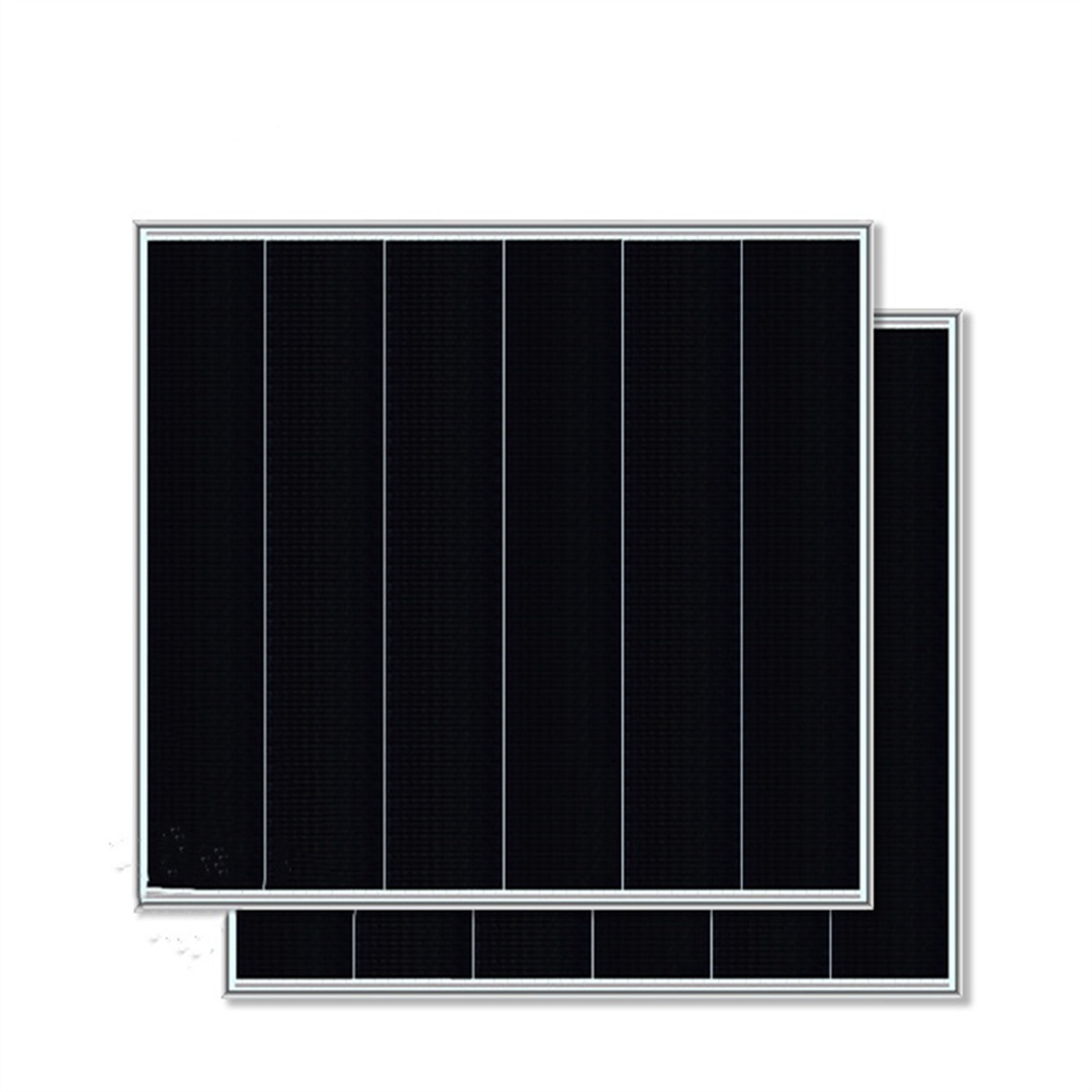 Best Quality Trail Camera Solar Panel All-Black 24 V HJT Plug and Play Solar Panels with Battery and Inverter