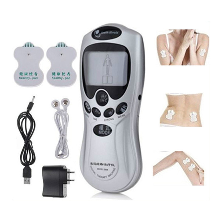 Electronic Pulse Massager Muscle Stimulator Acupuncture Tens Machine Ems Physiotherapy Tense Ten Digital Therapy Machine