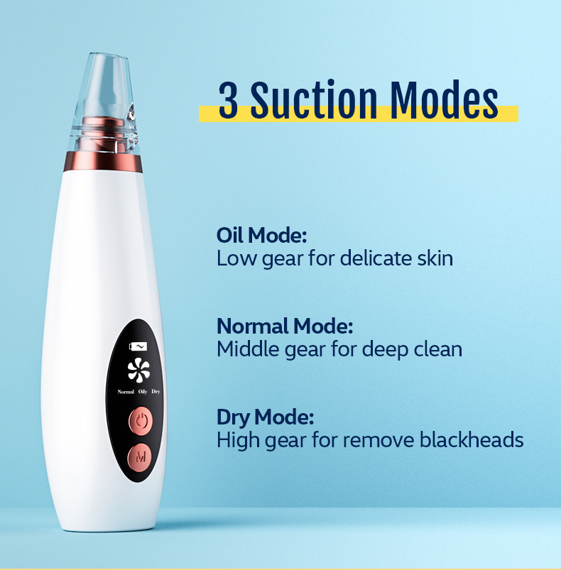 Bestseller Electric Vacuum Pimples Acne Remover Kit Skin Pore Cleansing Facial Blackhead Removal Machine