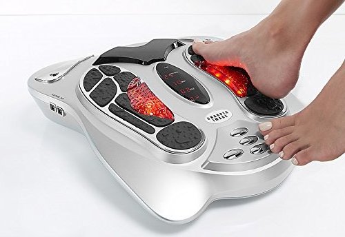 CE Infrared TENS Foot Massager With Electrode Paster EMS Massager