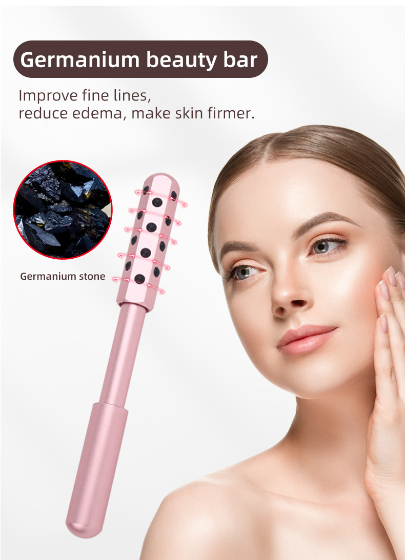 Gua Sha Face Roller Face Roller Massager For Uplifting Anti Aging Tightening Wrinkle Face Roller Skin Care Tools With Germanium