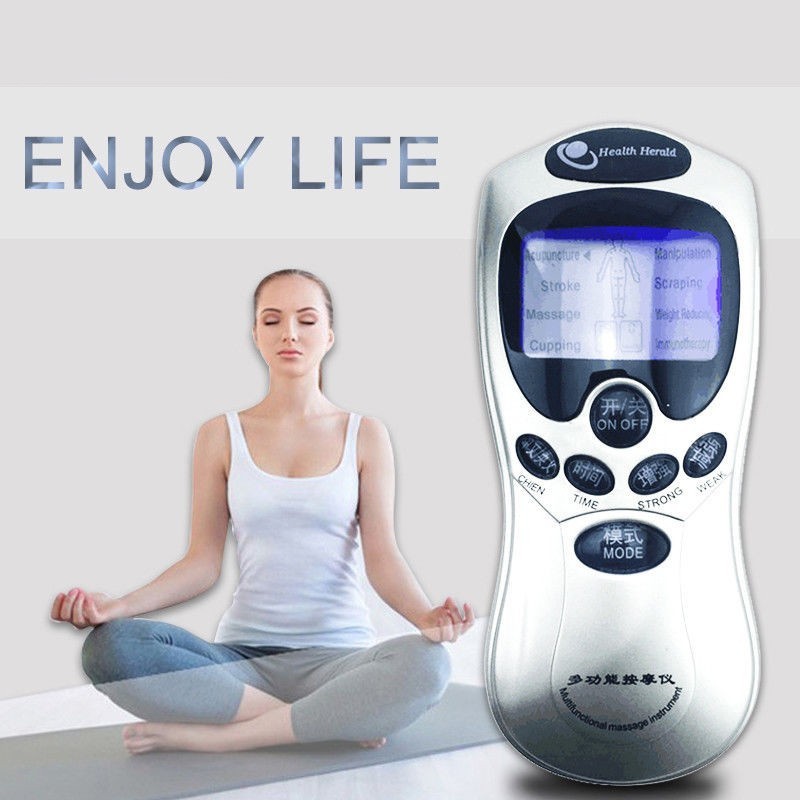 Electronic Pulse Massager Muscle Stimulator Acupuncture Tens Machine Ems Physiotherapy Tense Ten Digital Therapy Machine