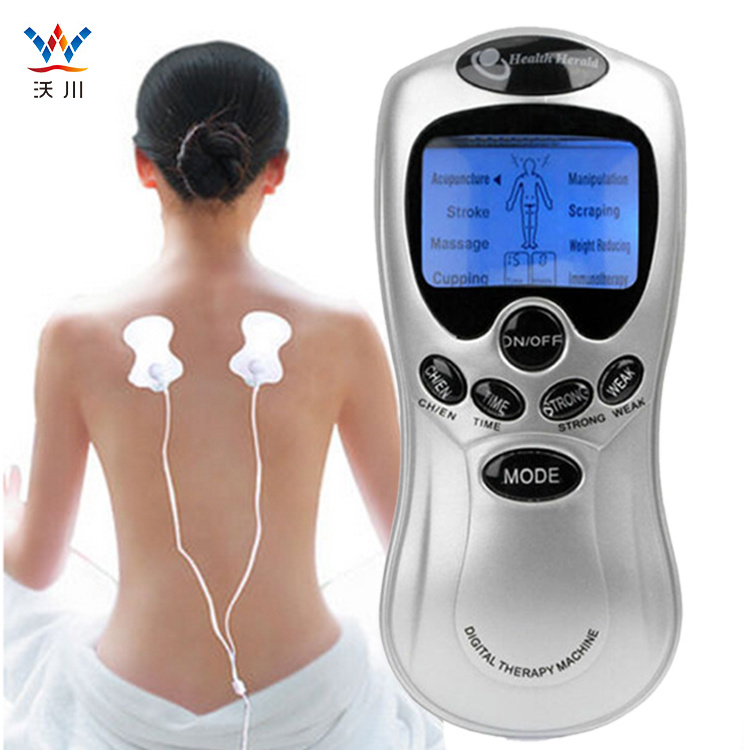 Electronic Pulse Massager Muscle Stimulator Acupuncture Tens Machine Ems Physiotherapy Tense Ten Digital Therapy Machine