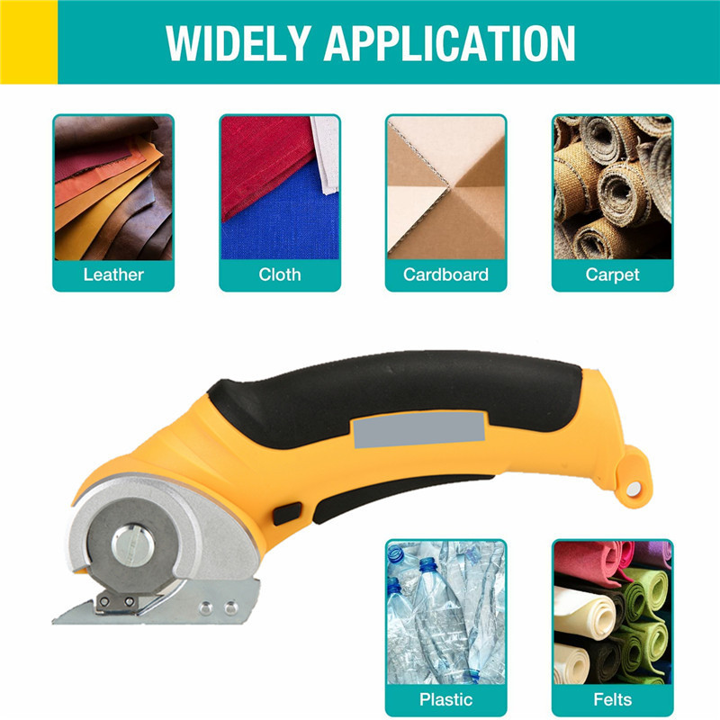 Cutting Tool Double Cutter Fabric Cutting Cordless Electric Scissors for Leather Cloth Carpet Cardboard