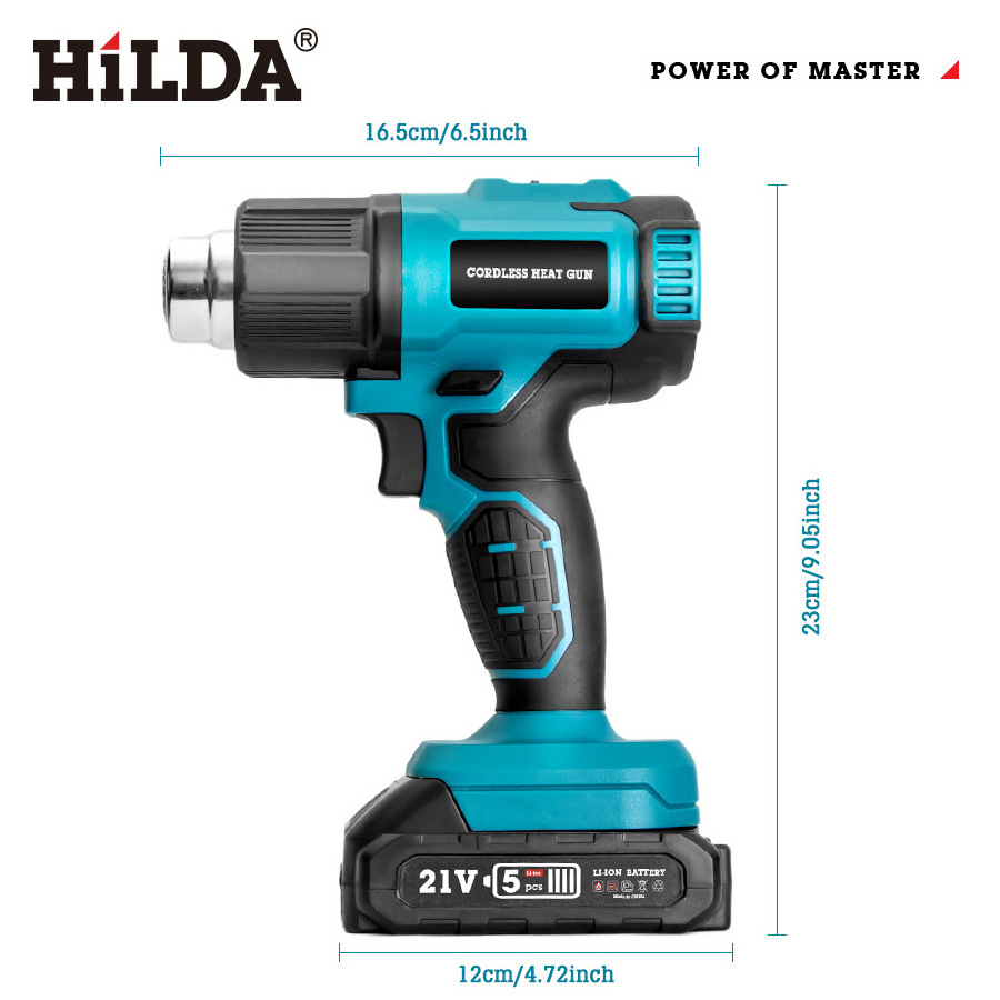 Factory Price Cordless Power Tools Cordless Rechargeable Battery Heating Heat Gun Tool Hot Air Gun Wireless Heat Gun