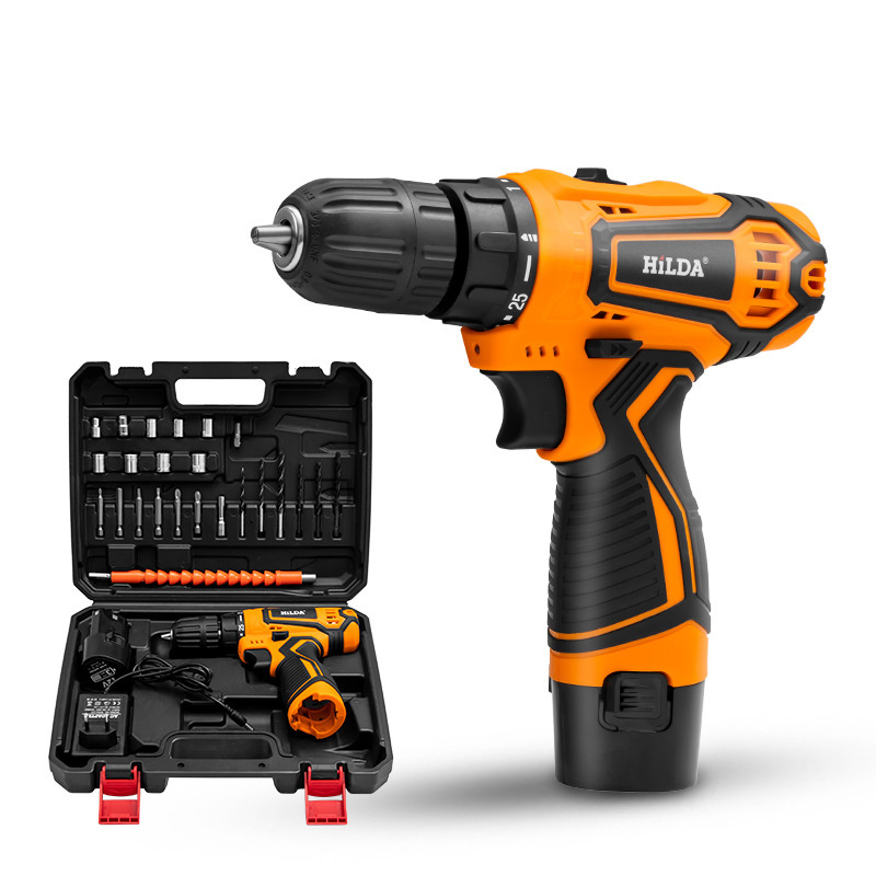 HSK-102S   combo drill power craft cordless portable tools wireless nail drill battery 12v/18V/21V  charged drills