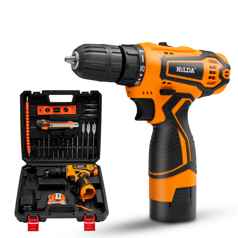 HSK-102S   combo drill power craft cordless portable tools wireless nail drill battery 12v/18V/21V  charged drills